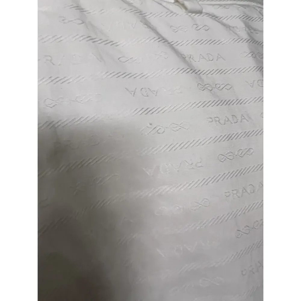 Prada White Logo Shorts - Men’s Size 50 Italian - EUC - AUTHENTIC - Picture 7 of 16